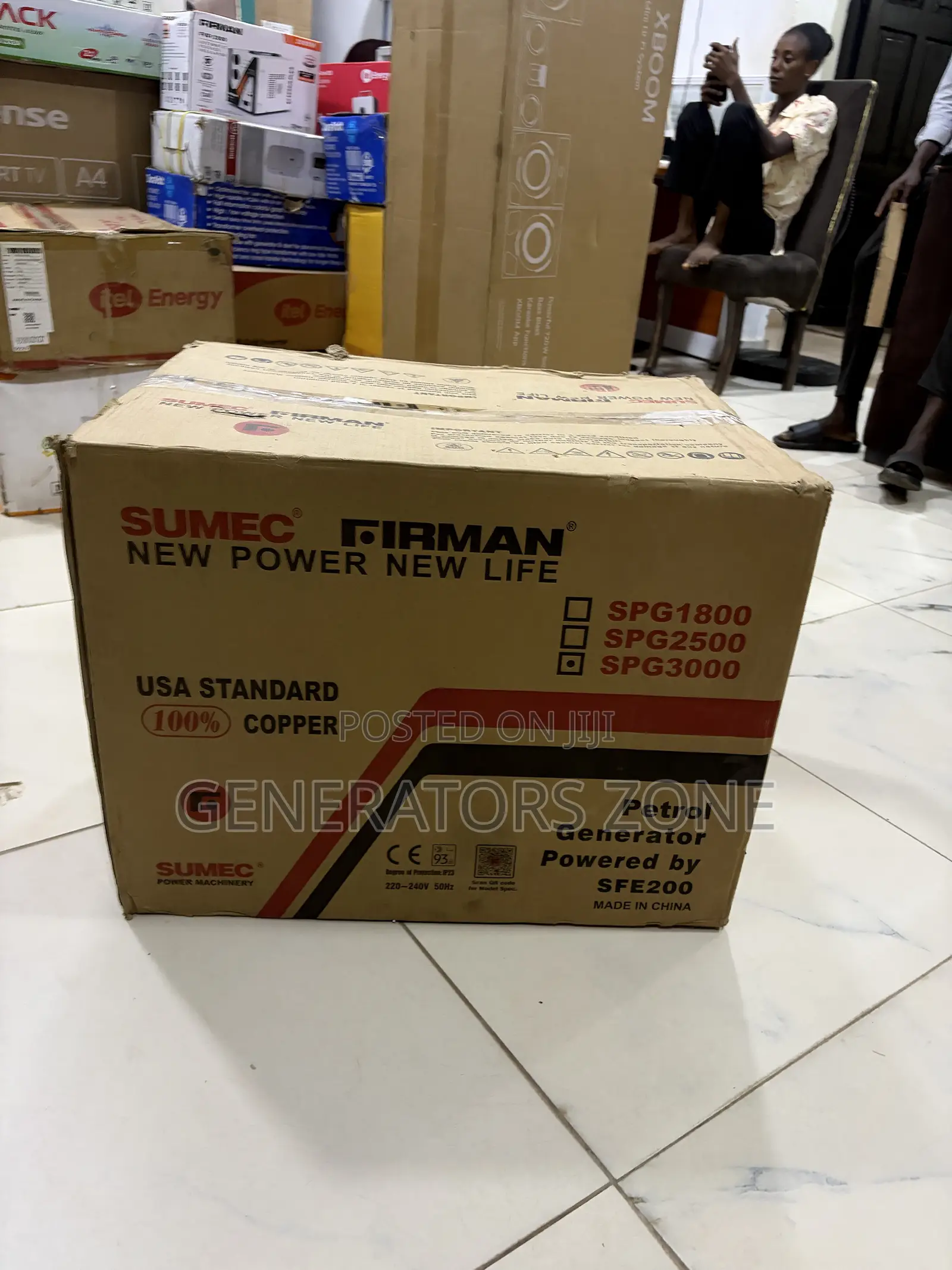 4.5KVA SUMEC Firman SPG 3000 Professional Generator