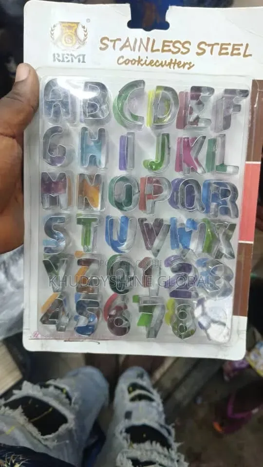 Alphabet Cookies Cutter Stainless Steel Cutters