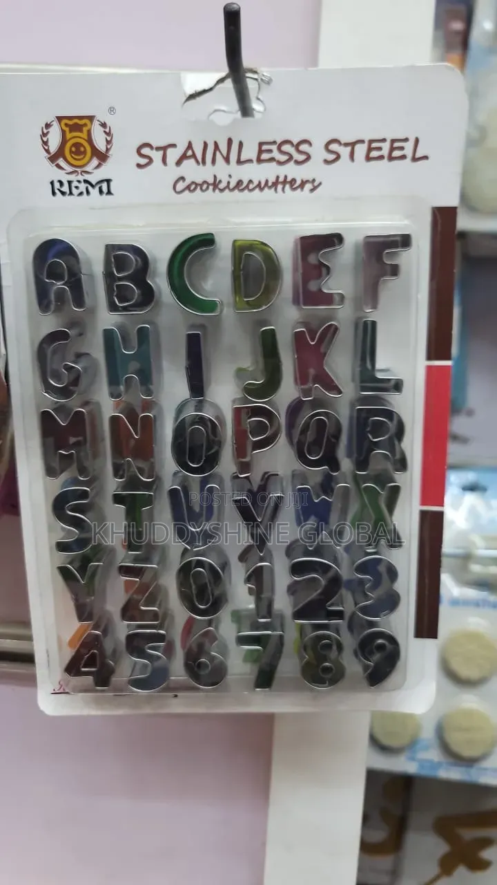 Alphabet Cookies Cutter Stainless Steel Cutters