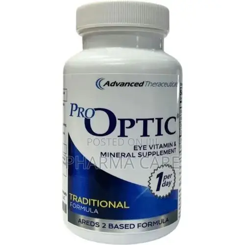 Pro Optic 30 Capsules Areds 2 Based Formula Lutein10mg- Zeaxanthin 2mg