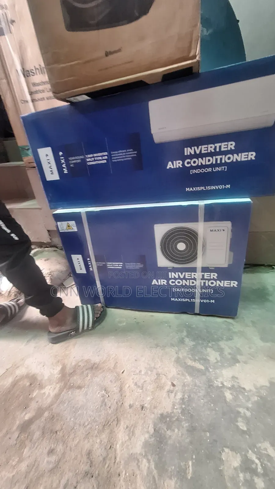 New Arrival Maxi 1.5hp Inverter Split AC Copper 💯 Super Cooling 2yrs