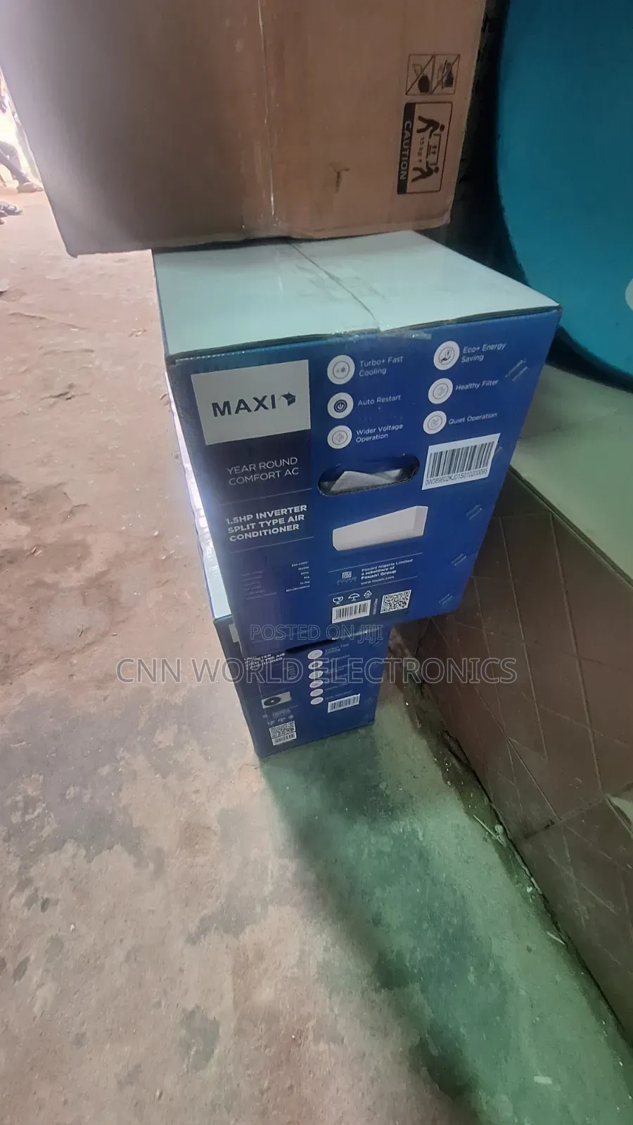 New Arrival Maxi 1.5hp Inverter Split AC Copper 💯 Super Cooling 2yrs