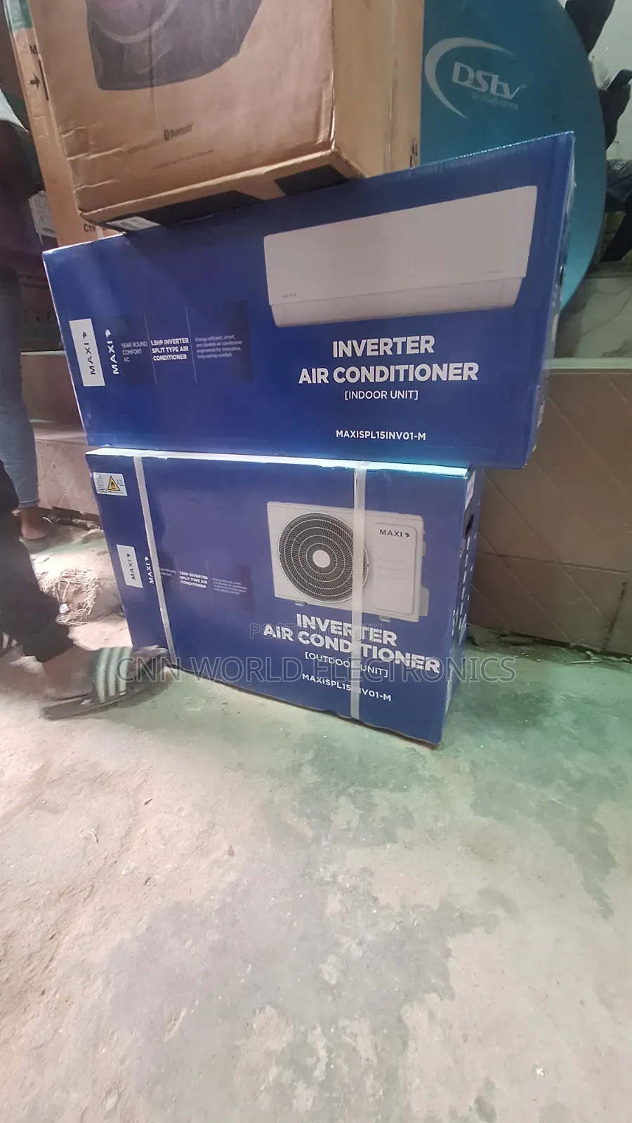New Arrival Maxi 1.5hp Inverter Split AC Copper 💯 Super Cooling 2yrs