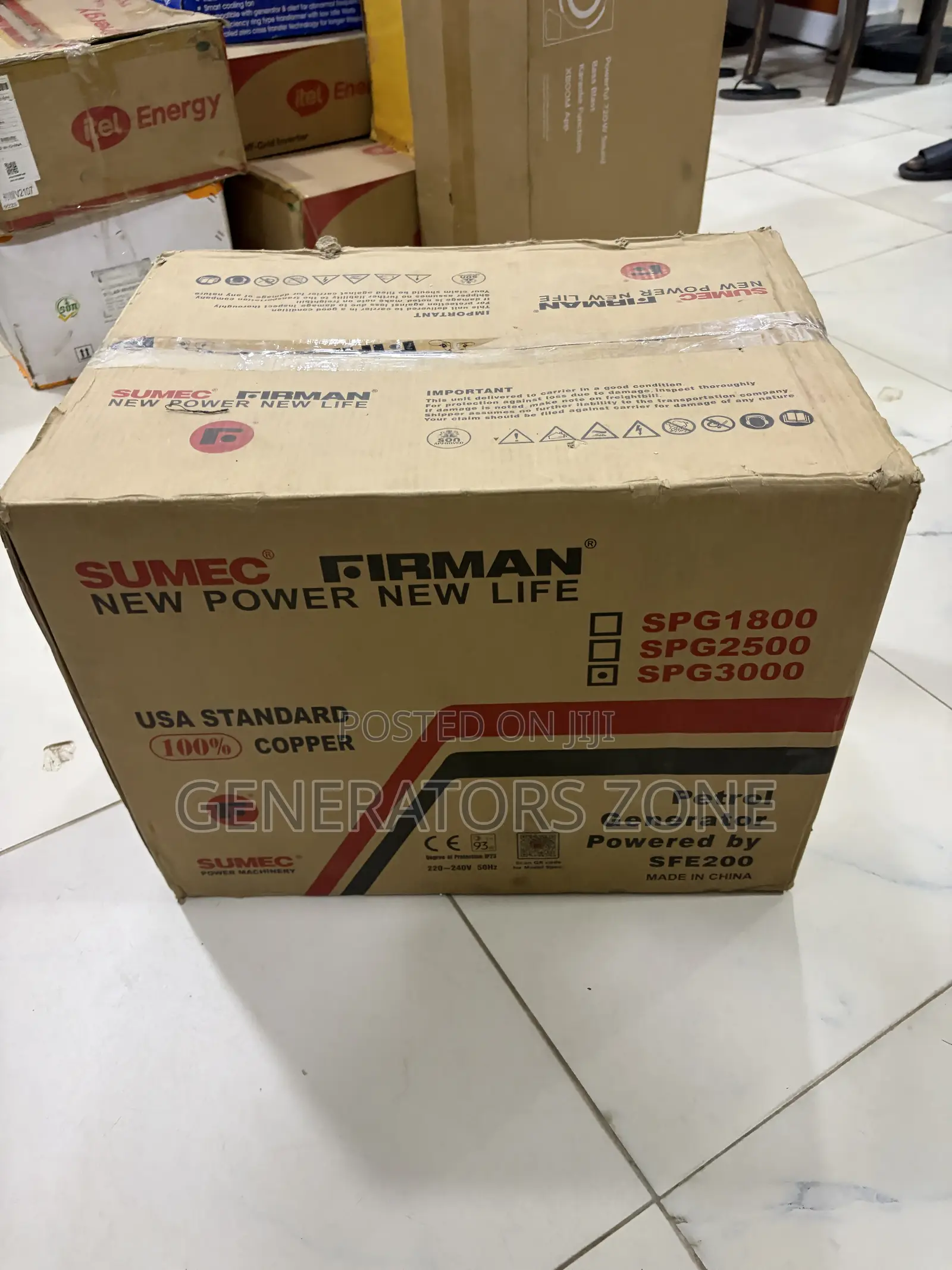 4.5KVA Firman SUMEC SPG 3000 Generator