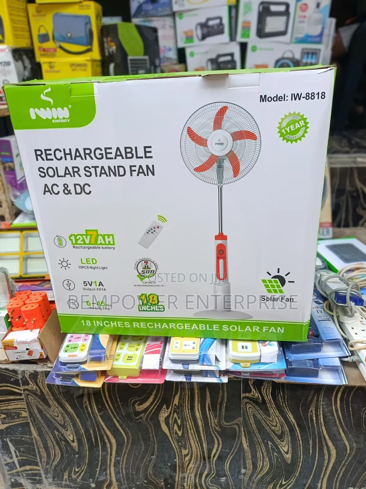 Rechargeable Fan Iwin