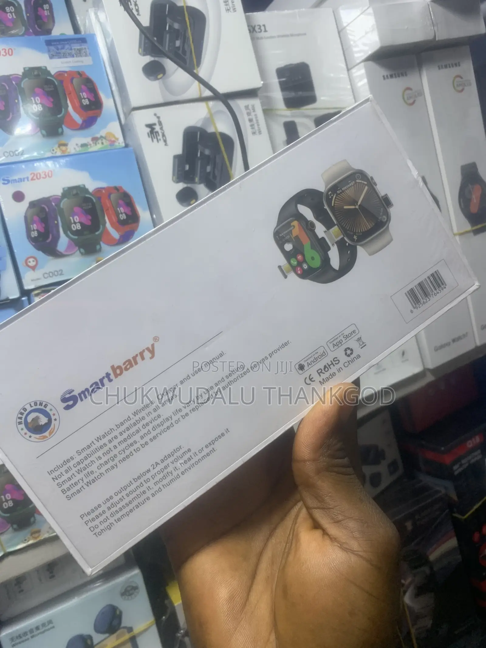 SmartBerry SM-402 Smart Watch, Super AMOLED Display, SIM Support,