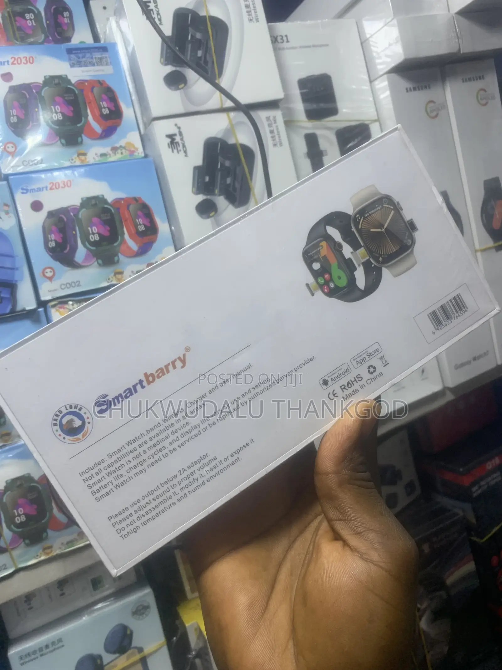 SmartBerry SM-402 Smart Watch, Super AMOLED Display, SIM Support,