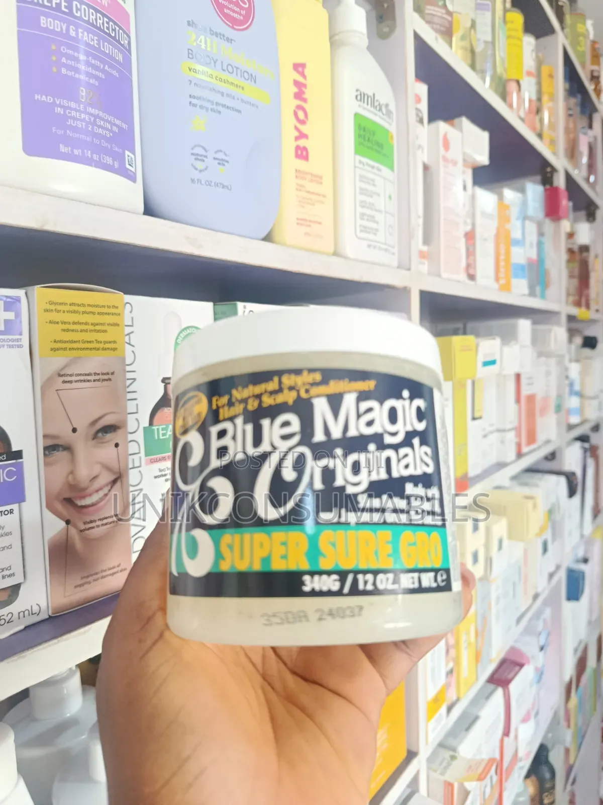 Blue Magic Originals Super Sure Gro Conditioner 12 Oz. / 340g (US)