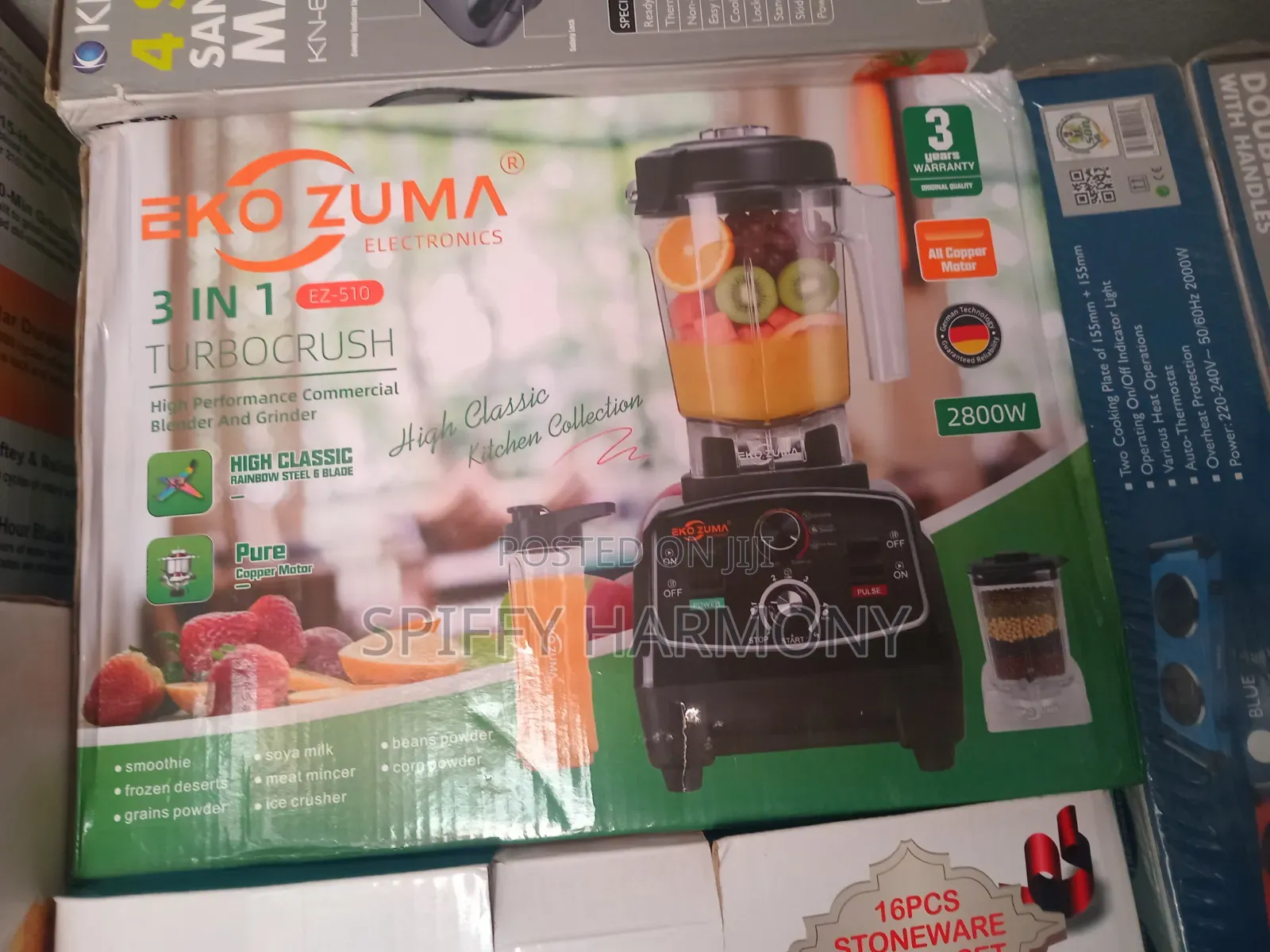 Eko Zuma 3-in-1 Turbo Crush