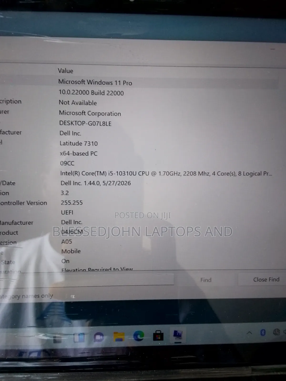 Laptop Dell Latitude 7310 16GB Intel Core i5 SSD 256GB