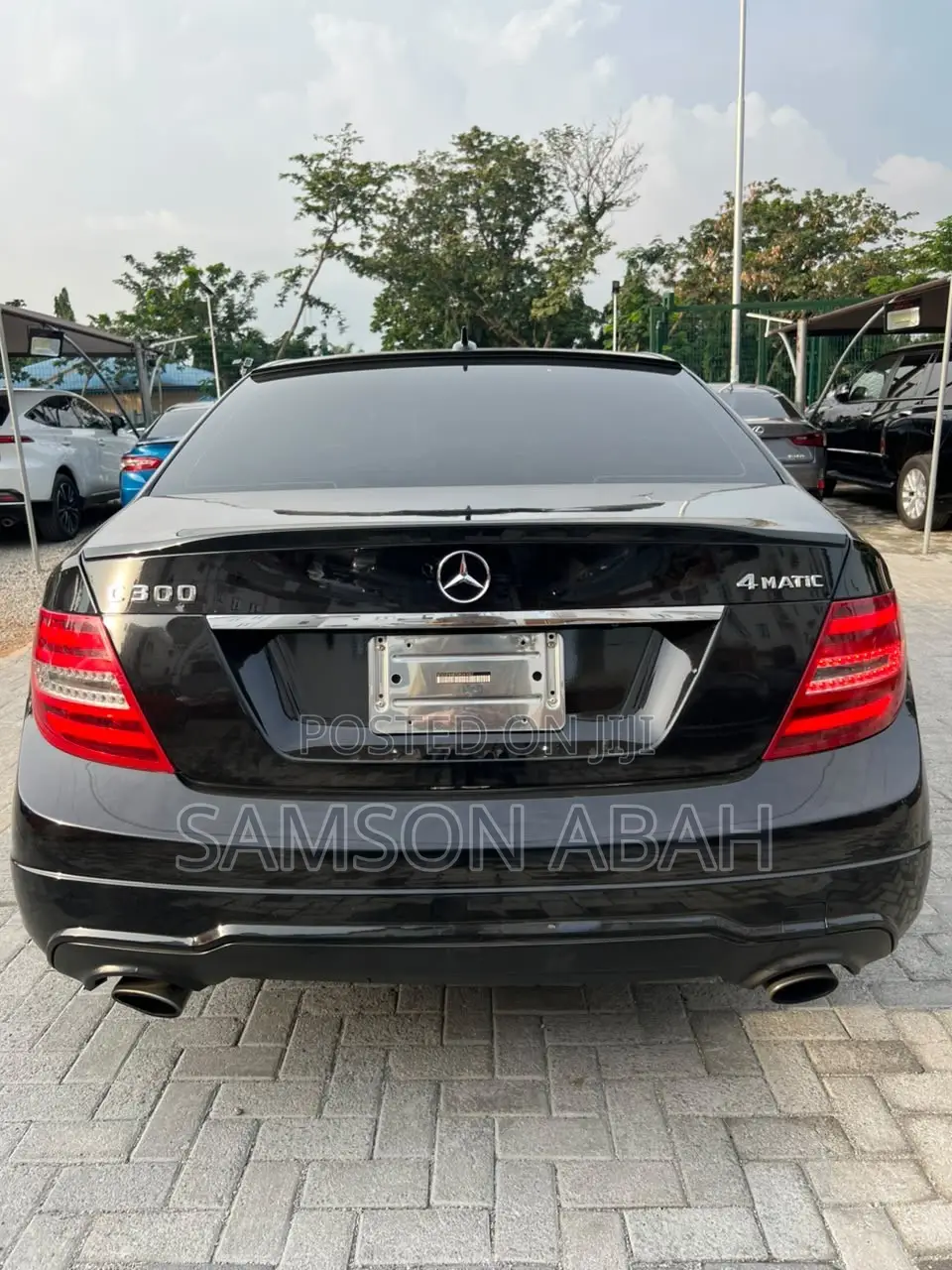 Mercedes-Benz C300 Sport 4Matic Sedan AWD (3.5L 6cyl 7A) 2013 Black