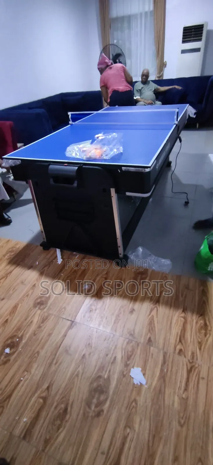 The 4-in-1 Rotating Snooker Table and Tennis Set, and Air Hockey