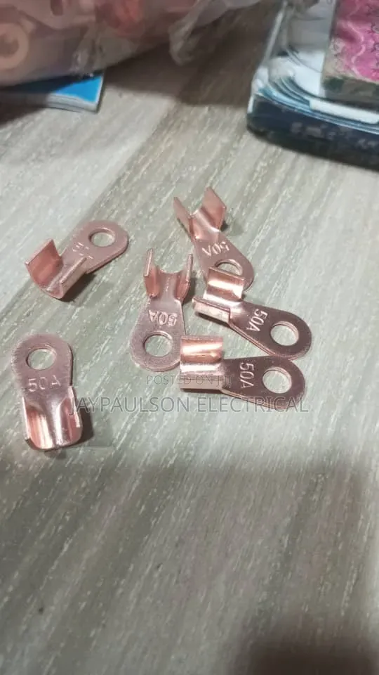 OT Series Open-Barrel Copper Ring Terminal Lugs