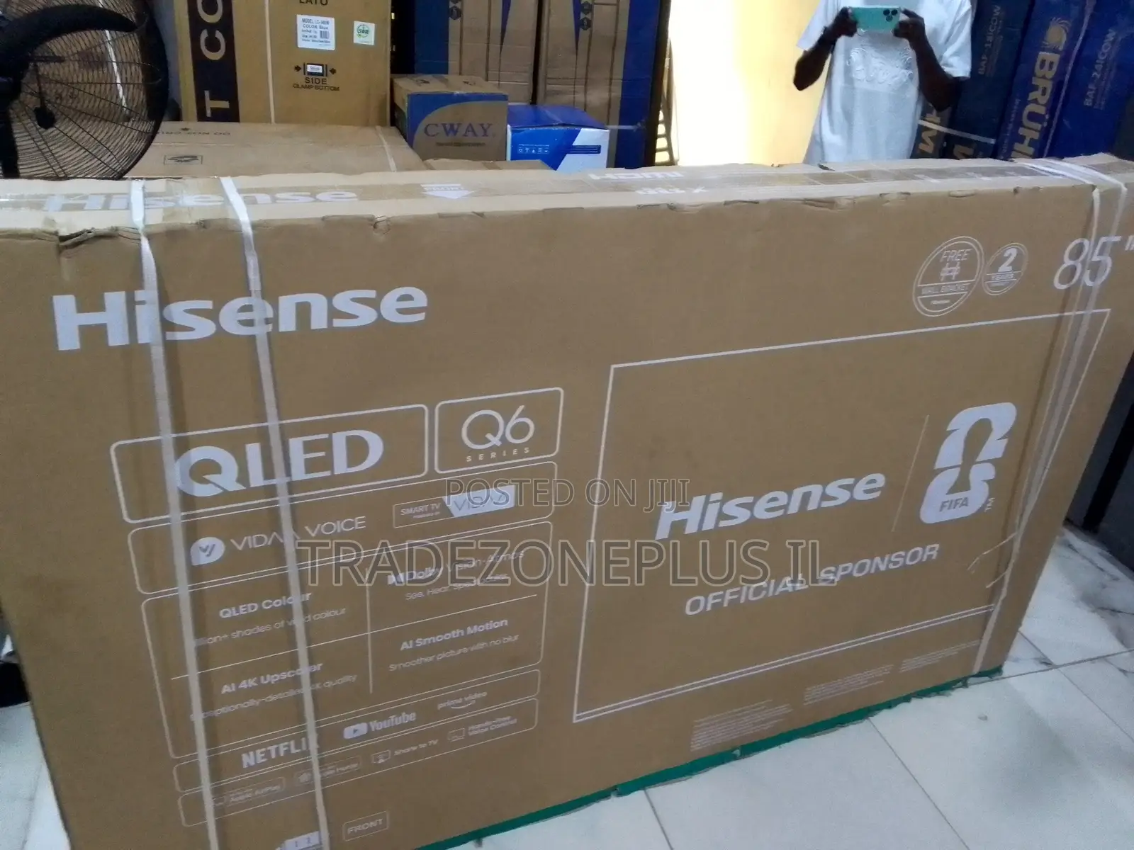 The Hisense QLED Q6 85-Inch Television Adds a Bold Visual Presence To