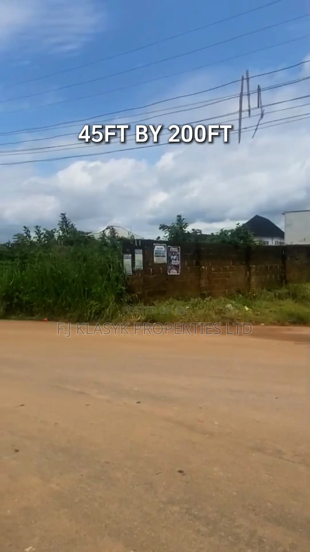 45ft by 200ft LAND FOR SALE