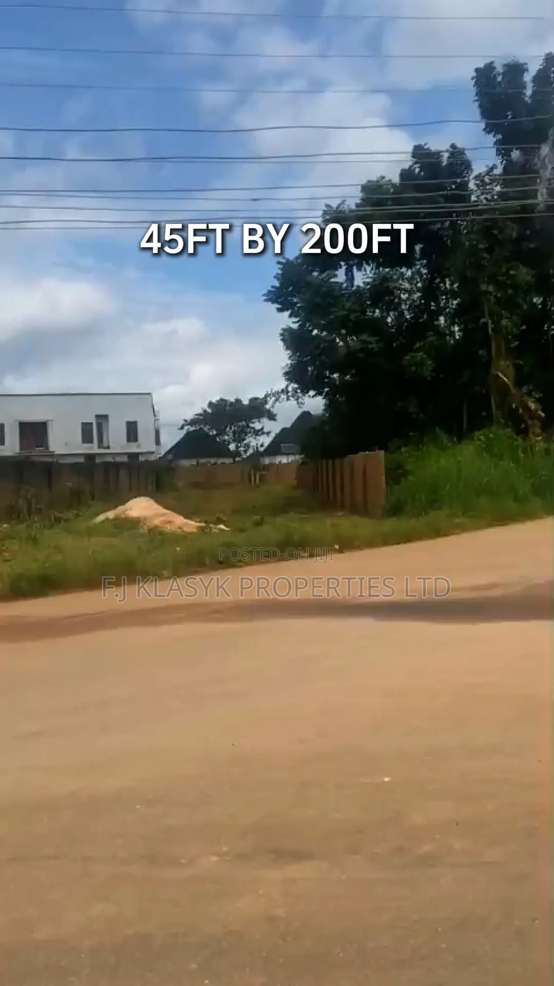 45ft by 200ft LAND FOR SALE