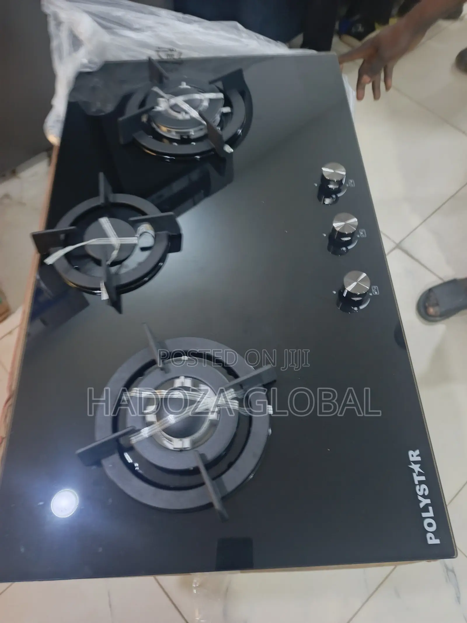 Polystar 3 Burner Stainless Gas Cooker