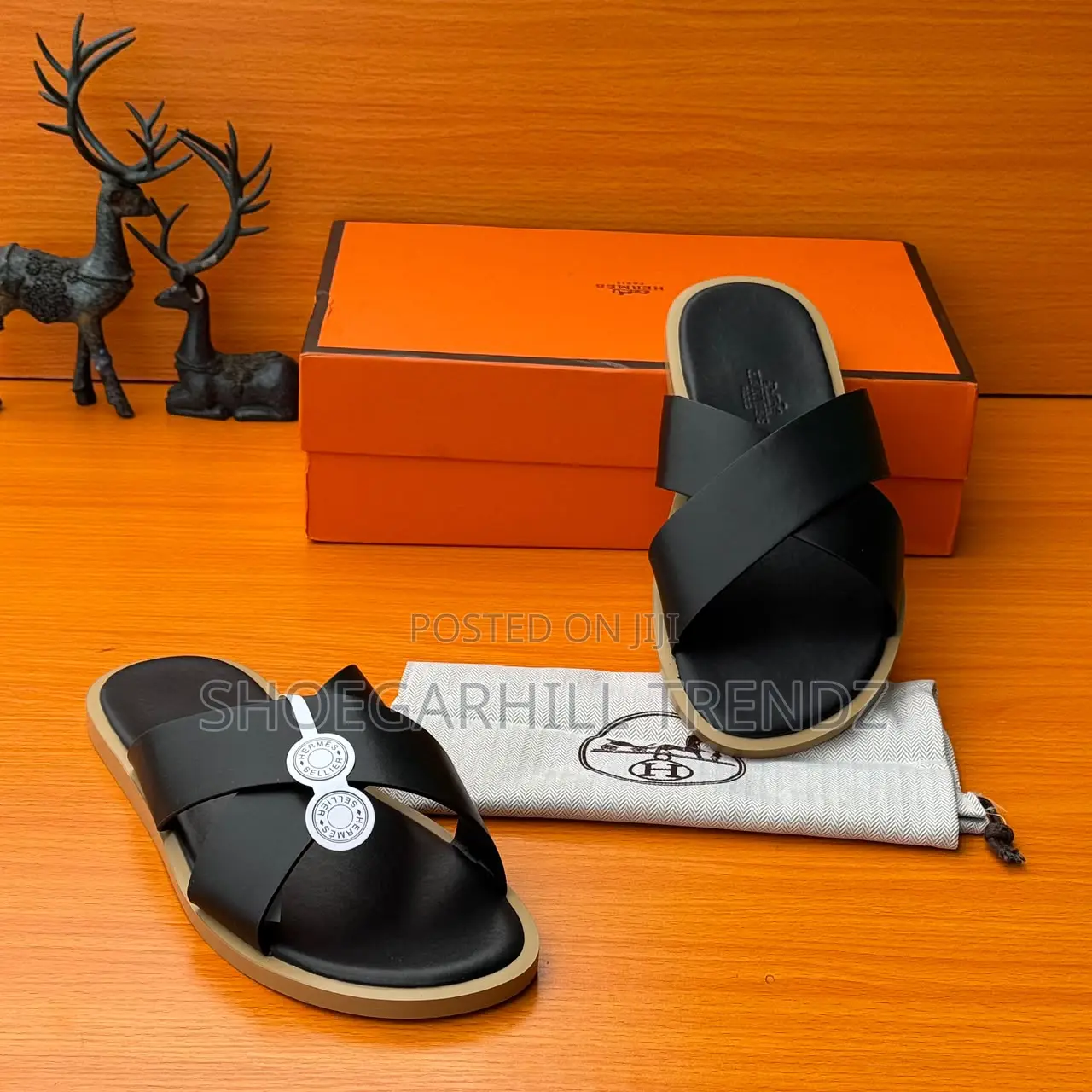 Men Hermes Criscross Palm Slippers | Premium and Comfortable