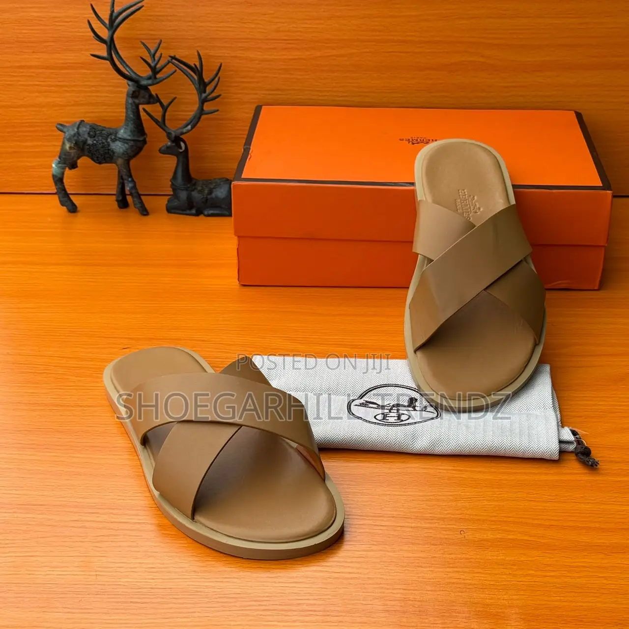 Men Hermes Criscross Palm Slippers | Premium and Comfortable