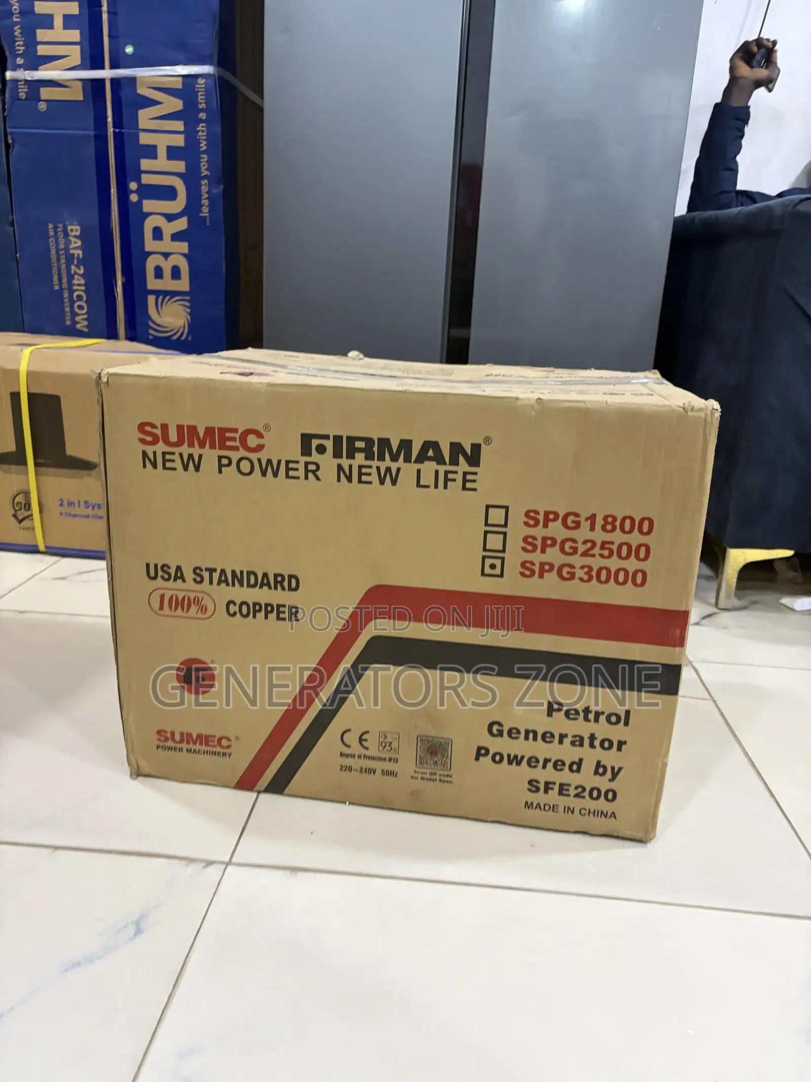 SUMEC 4.5KVA Firman All Purpose Generator SPG 3000 Model