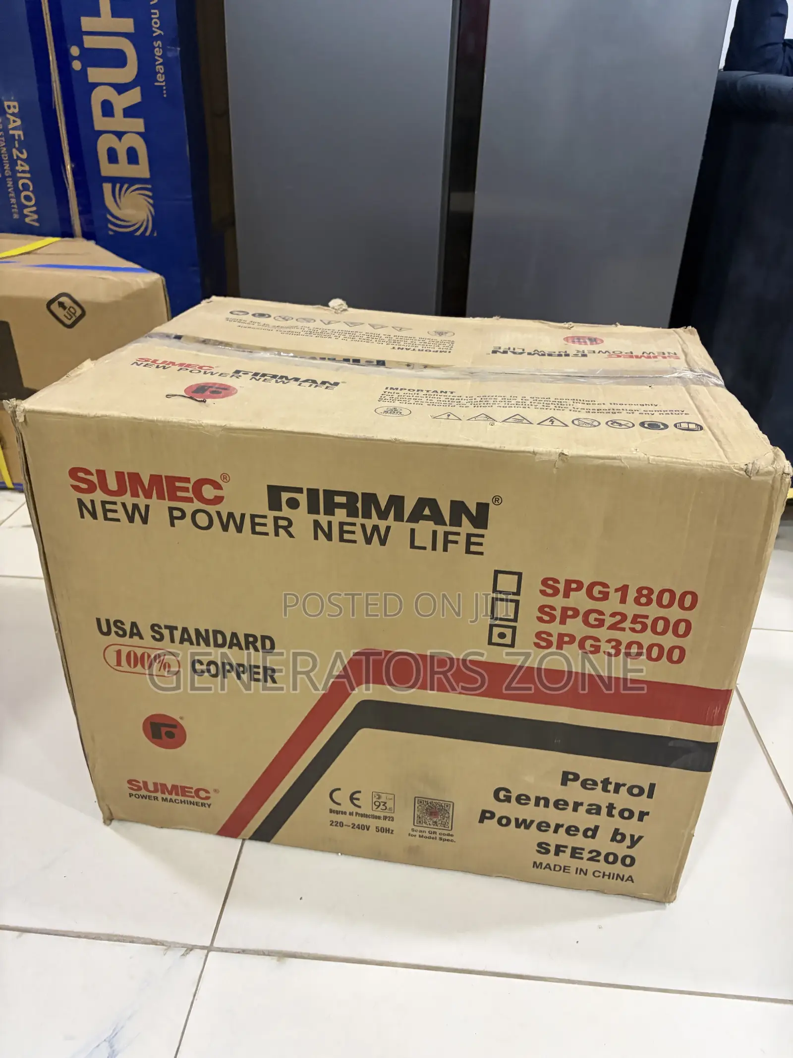 SUMEC 4.5KVA Firman All Purpose Generator SPG 3000 Model