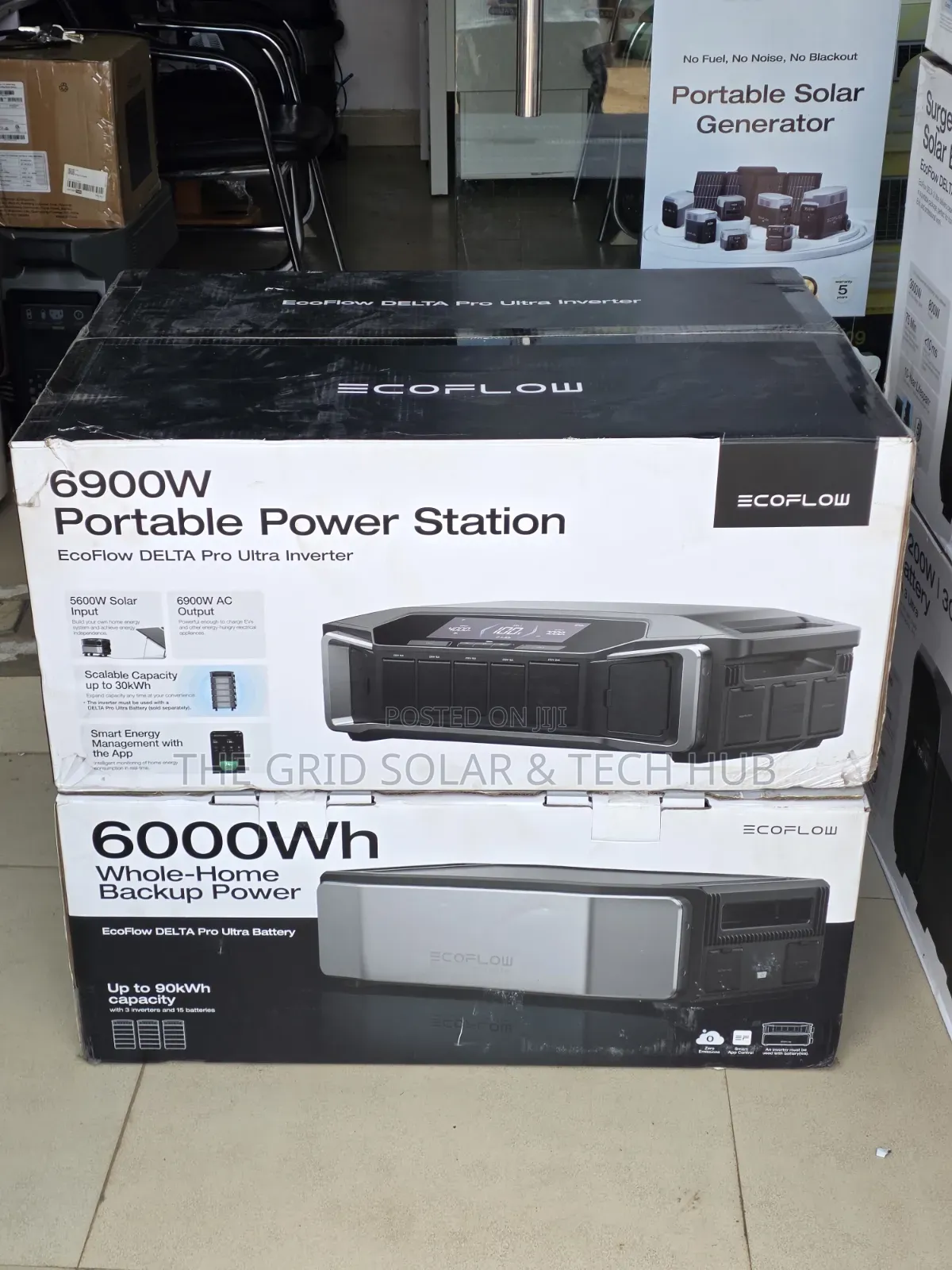 Heavy-Duty EcoFlow DELTA Pro Ultra 6.9kW Inverter + 6kWh Battery