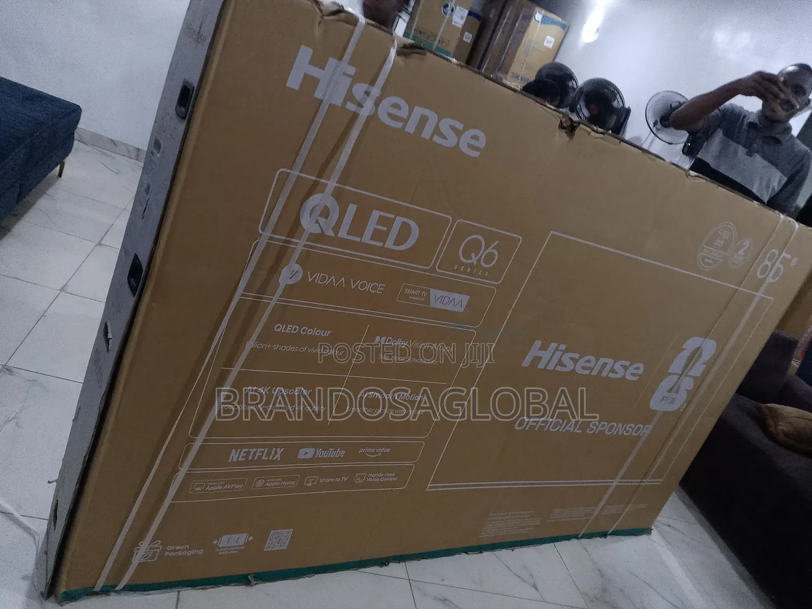 Original Hisense 85Q6Q 85 Inch QLED Smart Television