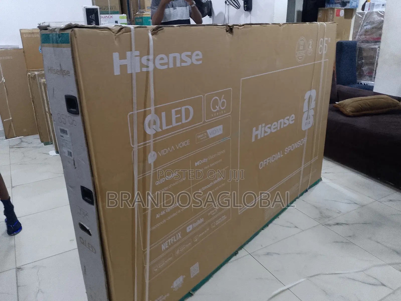 Original Hisense 85Q6Q 85 Inch QLED Smart Television
