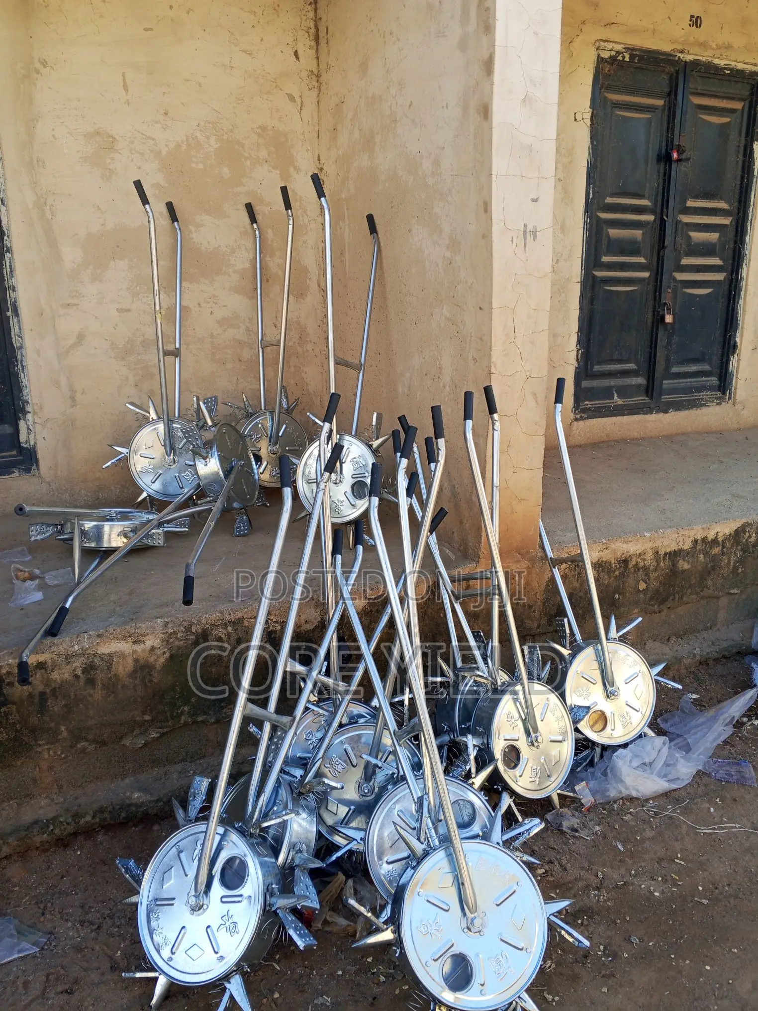 Imported Hand Push Planter.