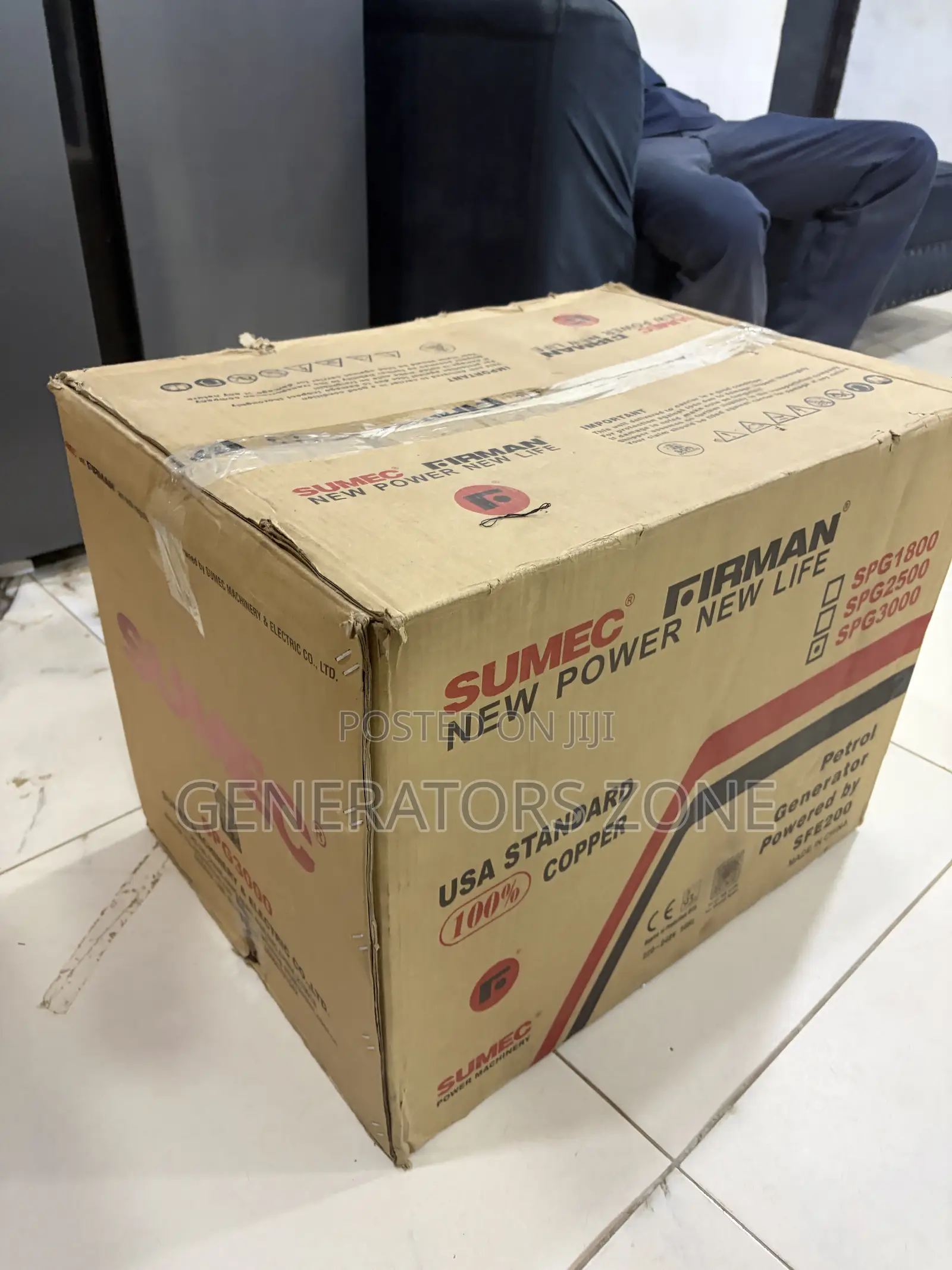 4.5KVA SUMEC Firman Outdoor Generator Model SPG3000
