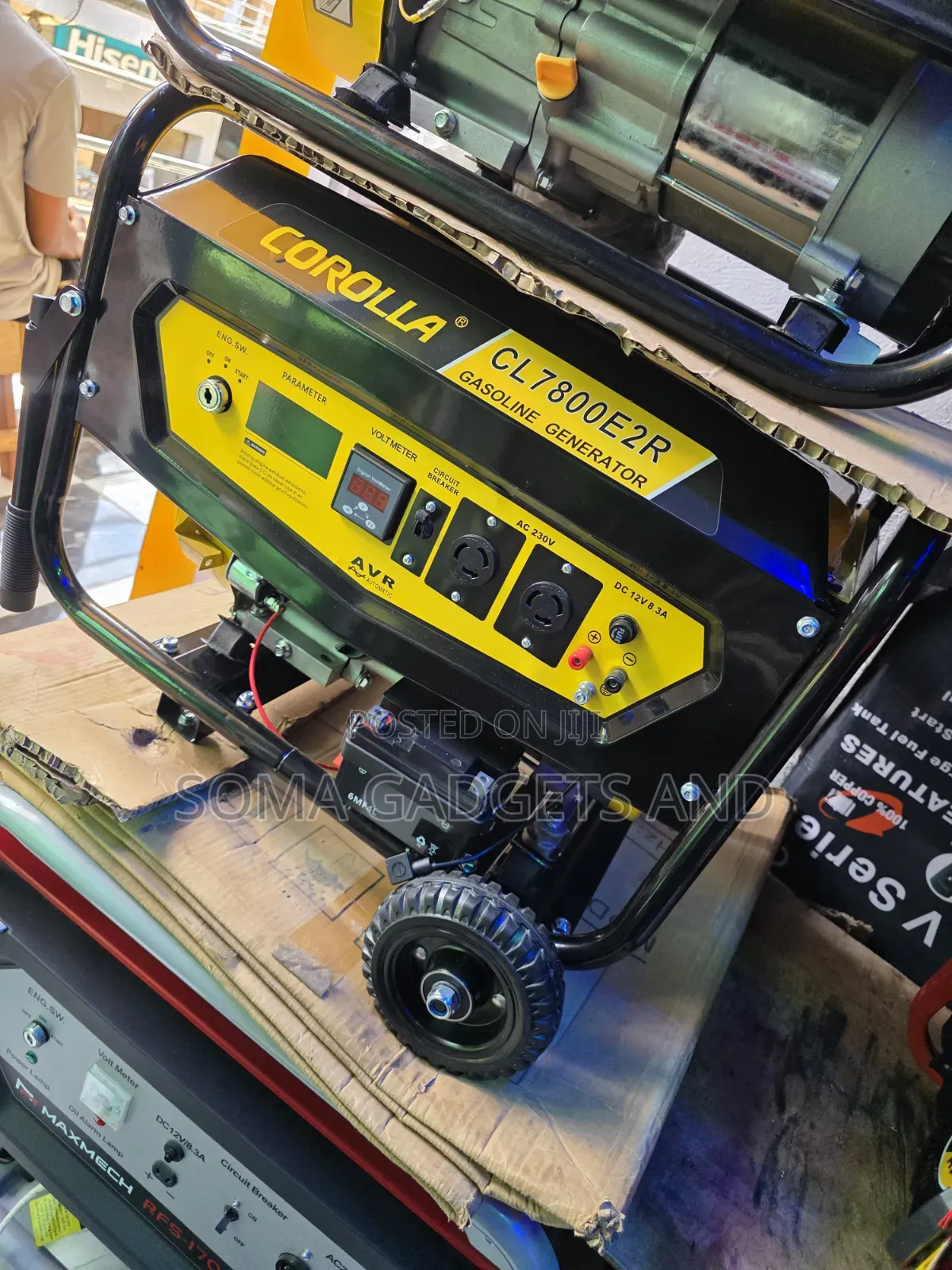 4.5kva Corolla Remote Control Petrol Gen 100%copper Coil