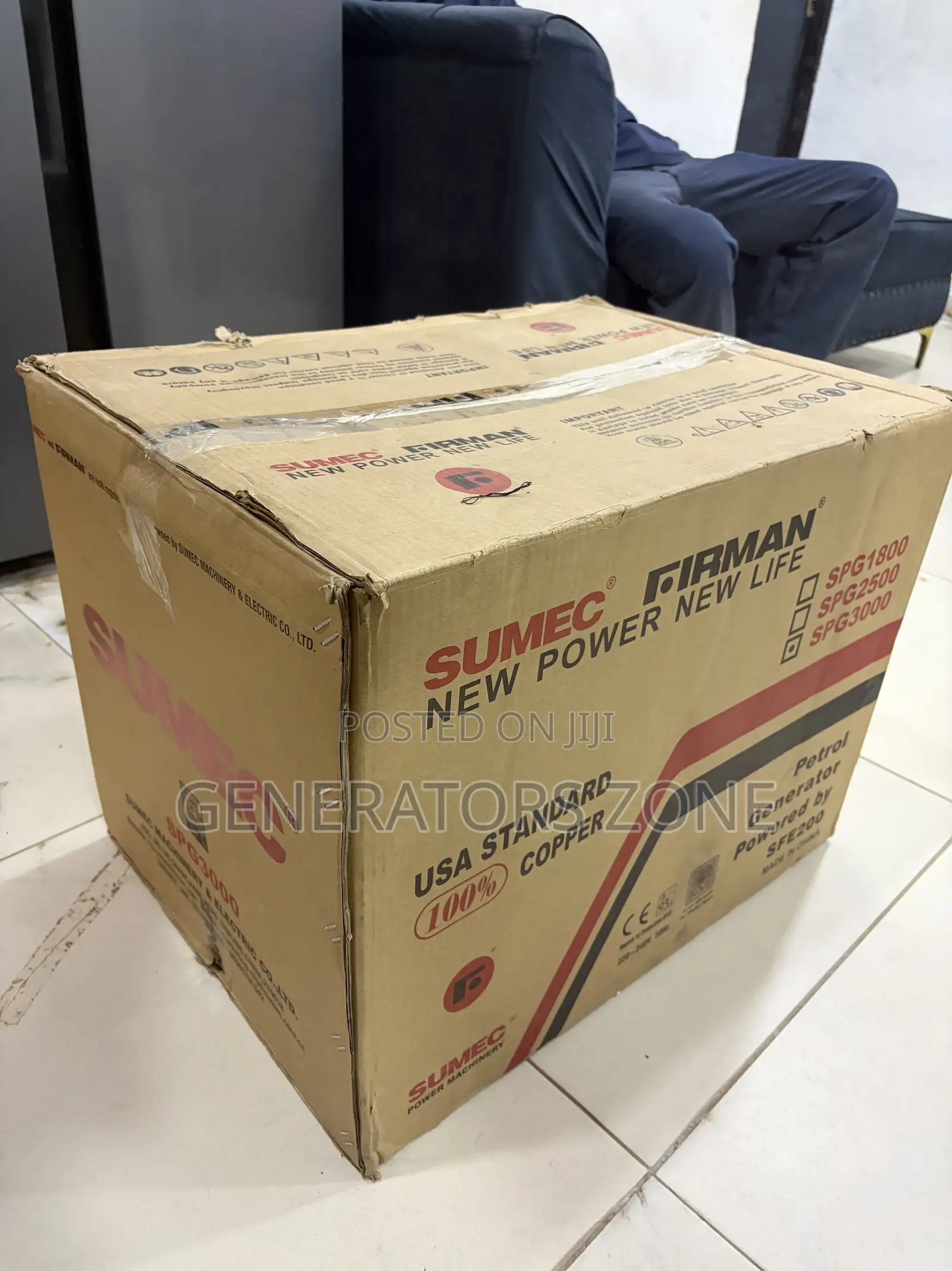 4.5KVA SUMEC Firman Outdoor Generator Model SPG3000