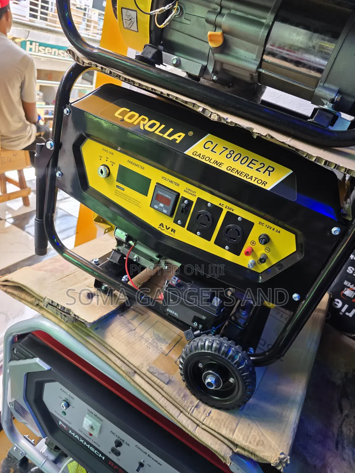 4.5kva Corolla Remote Control Petrol Gen 100%copper Coil