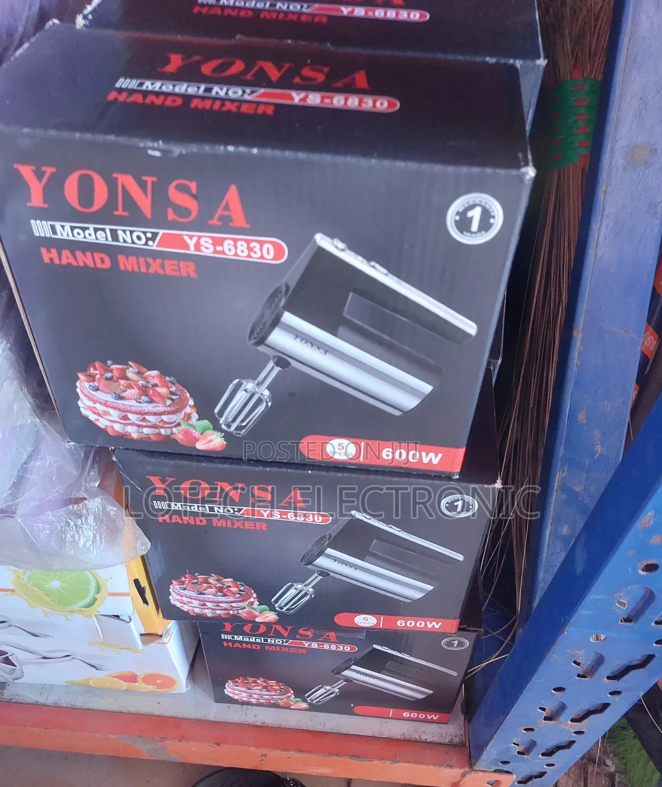 YONSA Hand Mixer YS-6830 ✔ Powerful Motor for Fast Mixing and Whisking