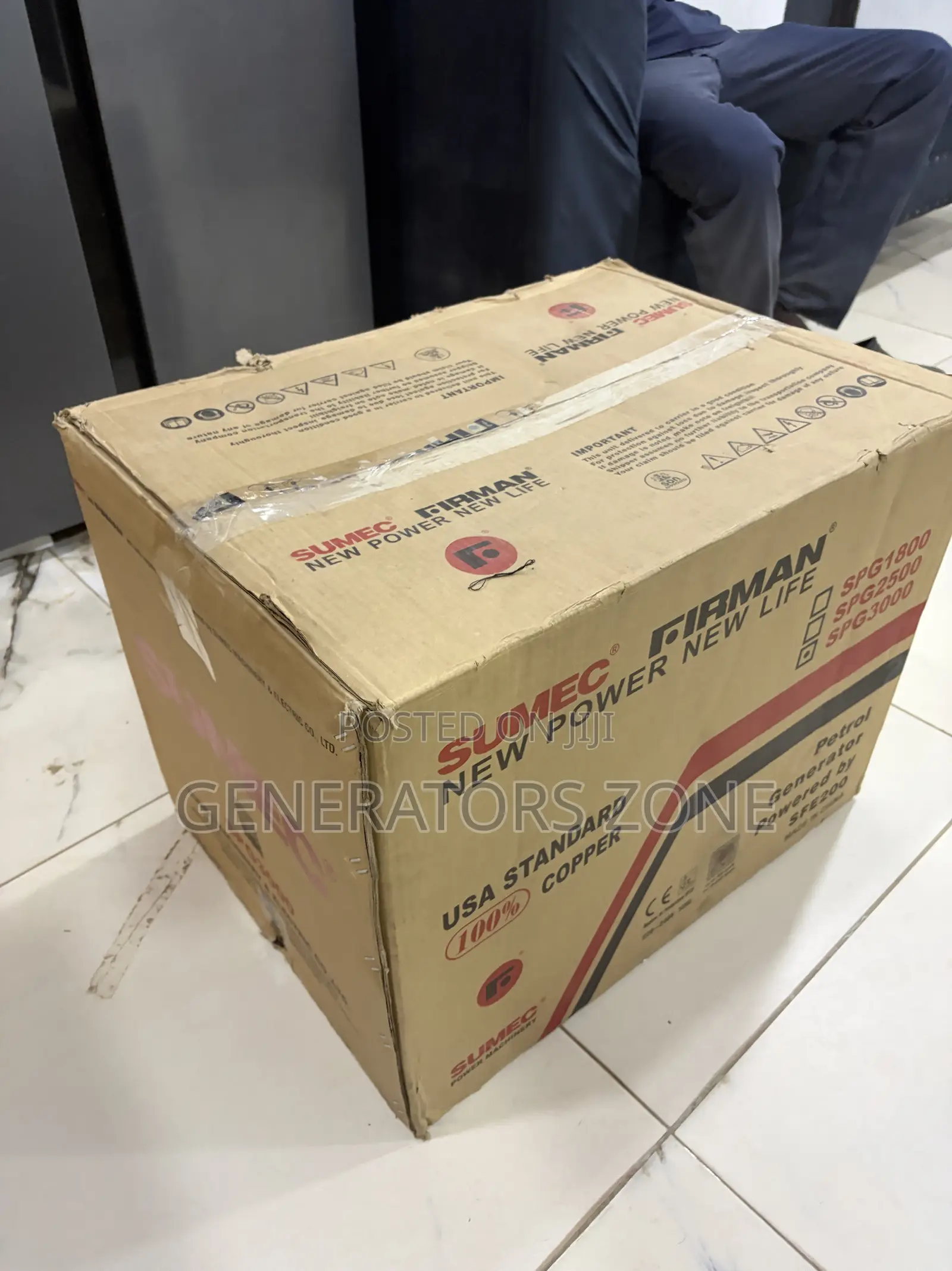 4.5KVA SUMEC SPG 3000 Firman Retail Generator