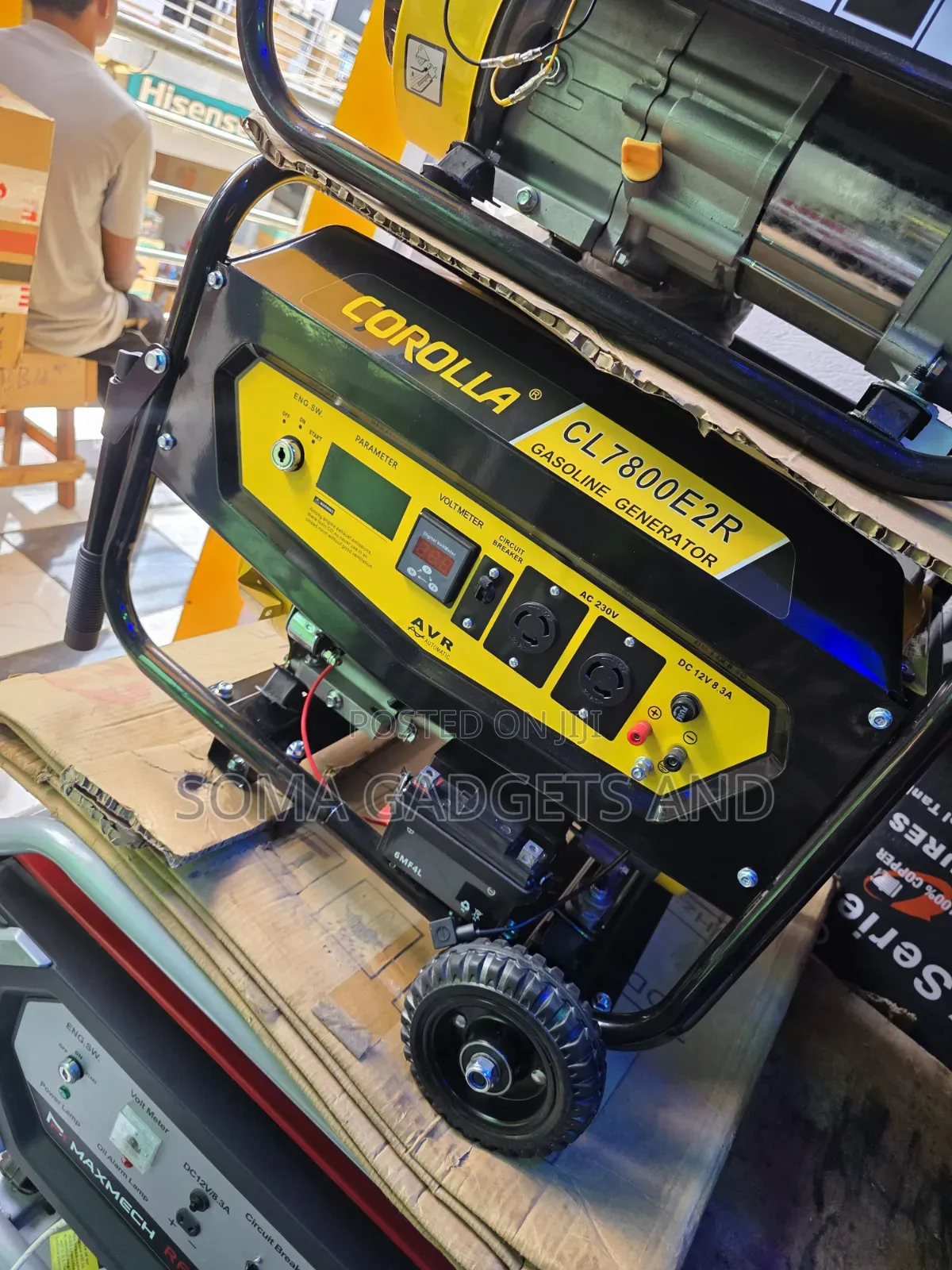 A Brand New Corolla Remote Control Petrol Gen 100%copper Coil(4.5kva)