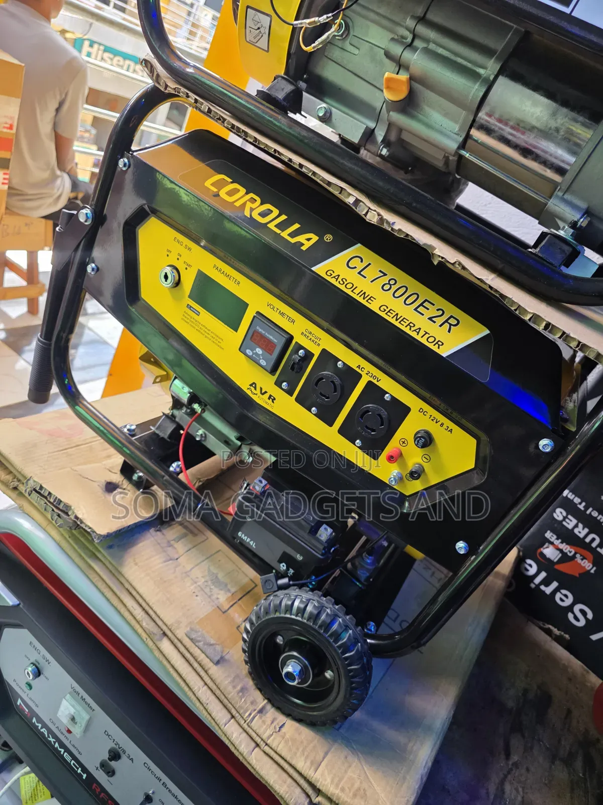 A Brand New Corolla Remote Control Petrol Gen 100%copper Coil(4.5kva)