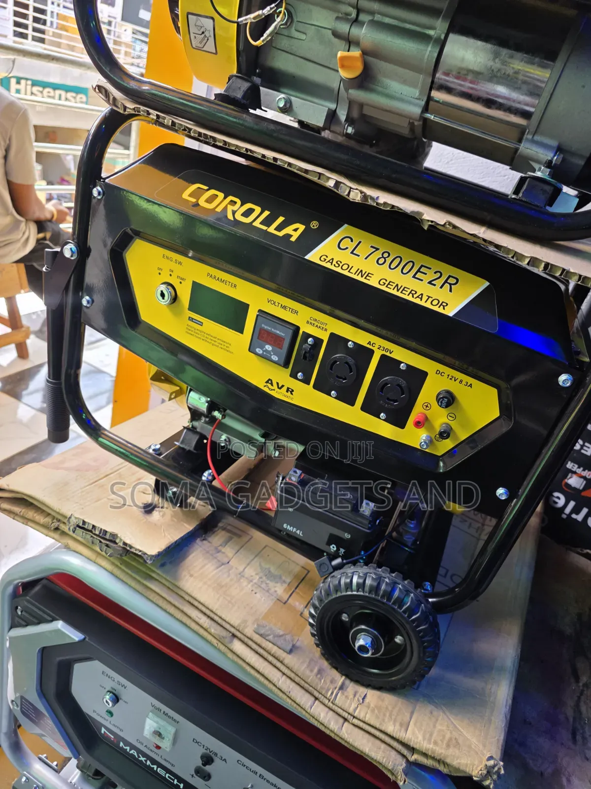 This Is Corolla Remote Control Petrol Generator(4.5kva)100%copper Coil