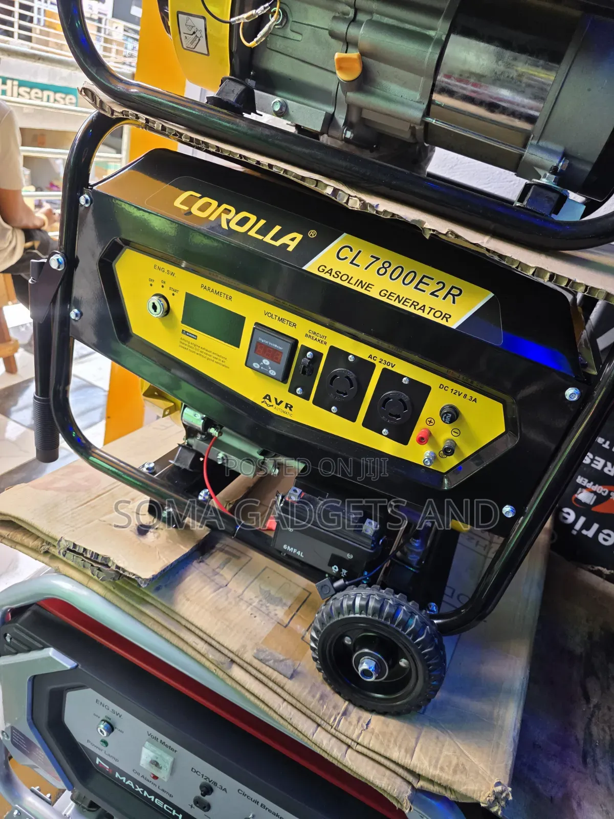 This Is Corolla Remote Control Petrol Generator(4.5kva)100%copper Coil