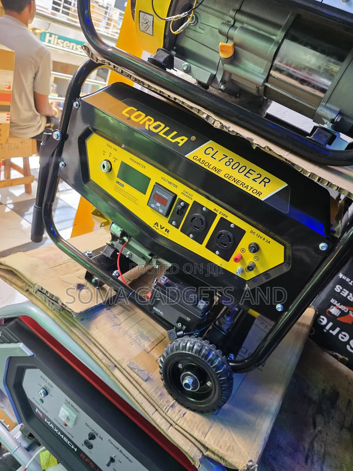 This Is Corolla Remote Control Petrol Generator(4.5kva)100%copper Coil