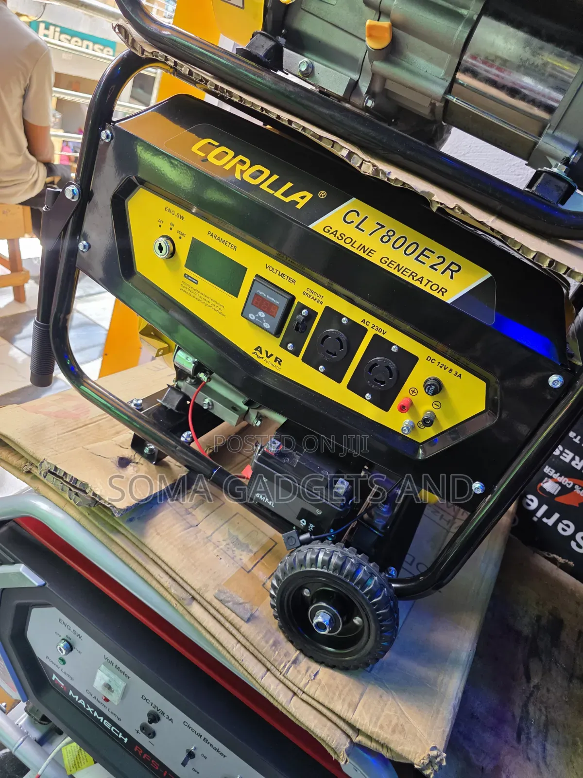 We Have Corolla Remote Control Petrol Gen 4.5kva 100%copper Coil