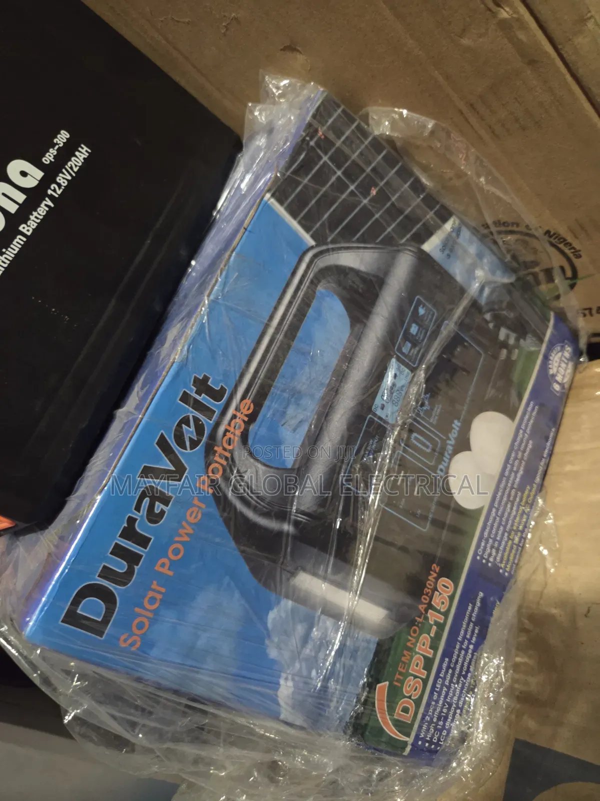 Duravolt 150w Portable Solar Generator With Panel and Bulb 💡