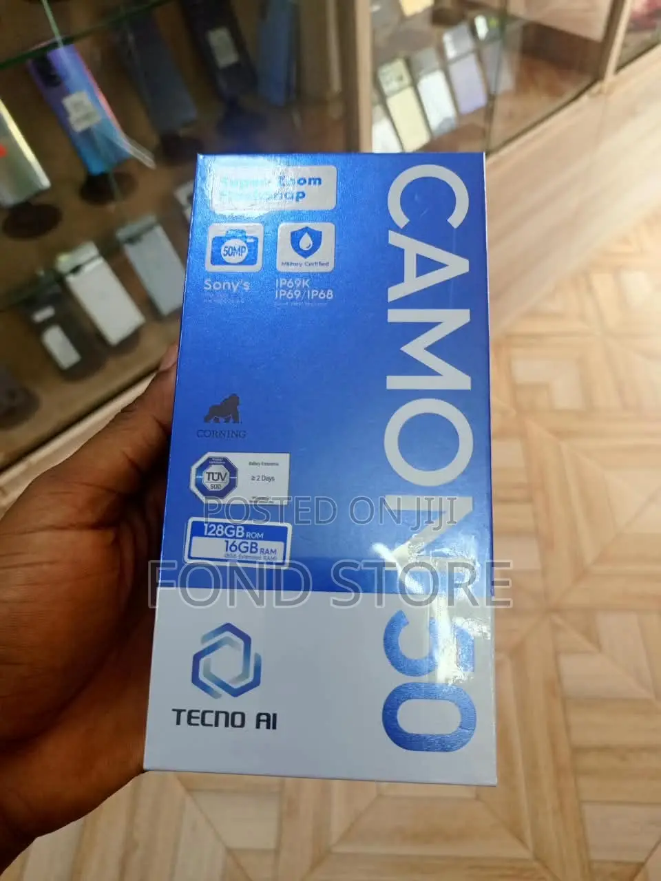 New Tecno Camon 50 256 GB Blue