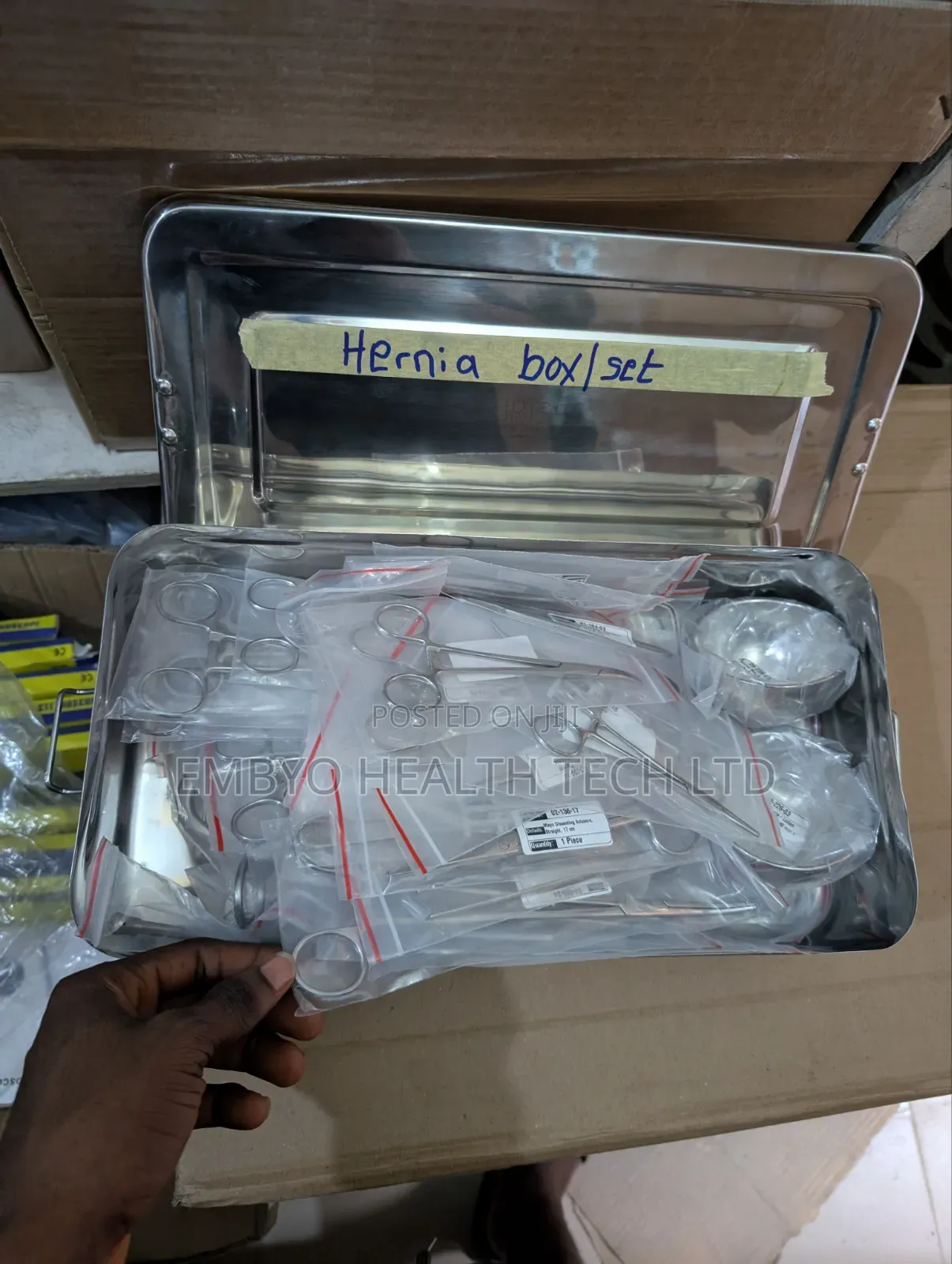 Hernia Set of 50 Instrument/ Quality Forceps