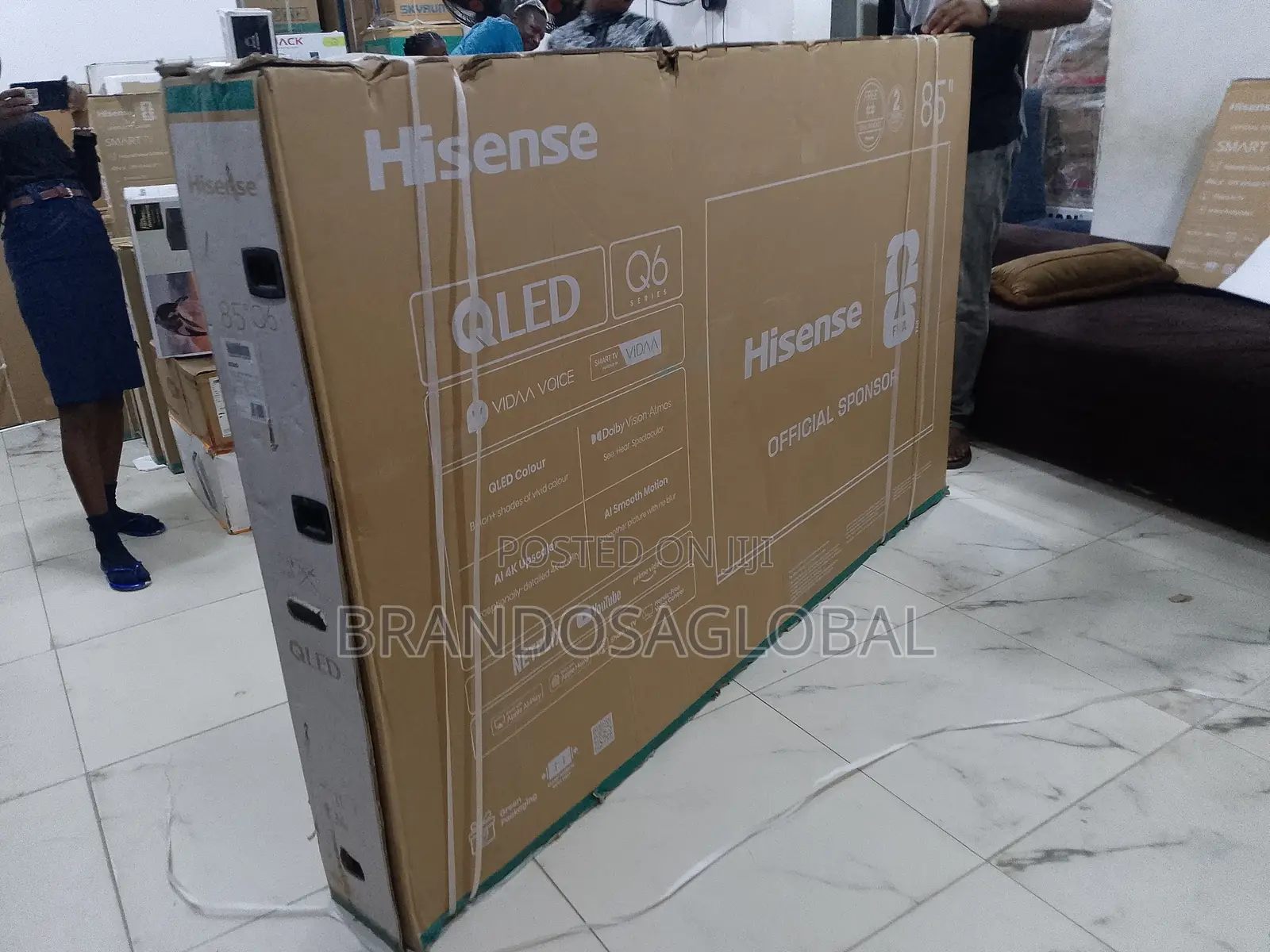 Hisense 85 Inch QLED Television Model 85Q6Q