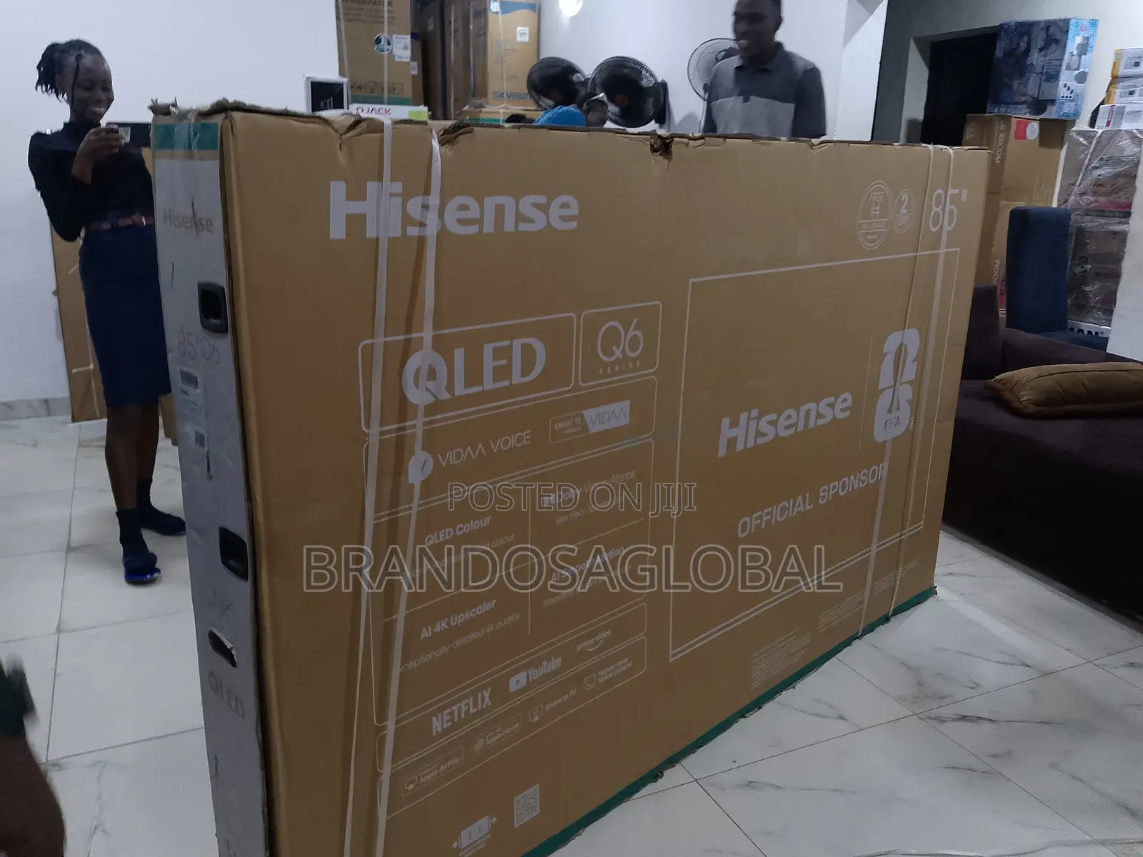Brand New Hisense 85 Inch 4K Smart QLED TV 85Q6Q