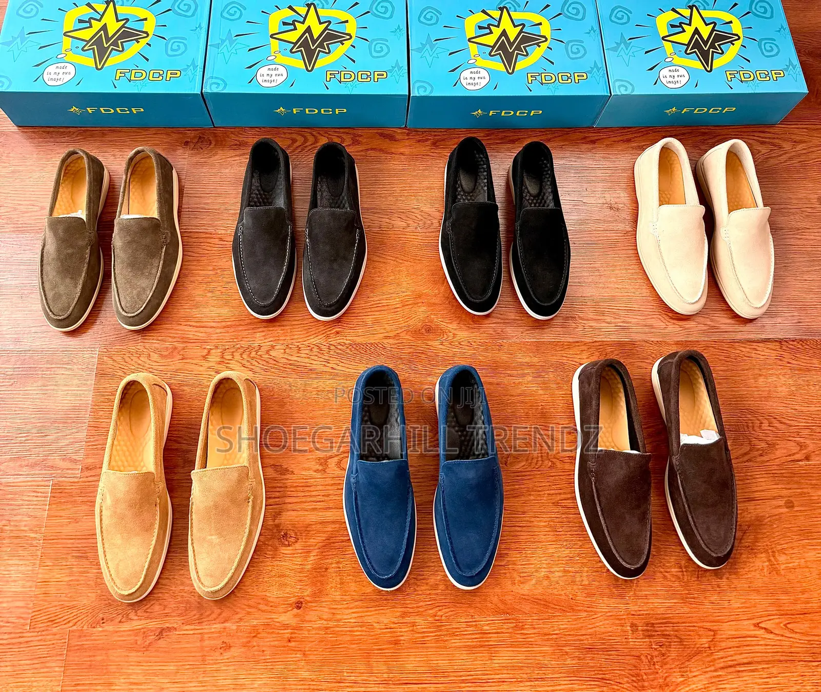 FDCP Suede Loafers Sneakers- Big Size 40-48
