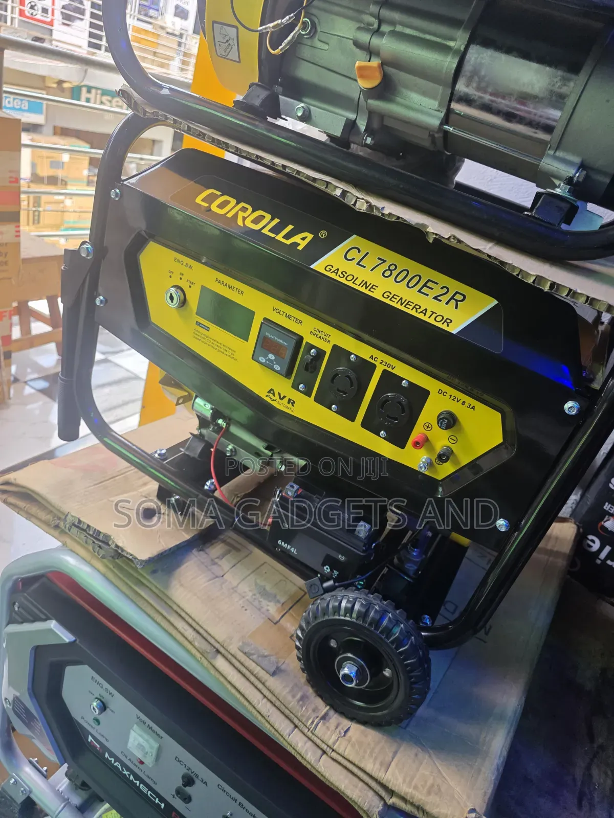 Corolla Remote Control Petrol Generator 4.5kva 100%copper Coil