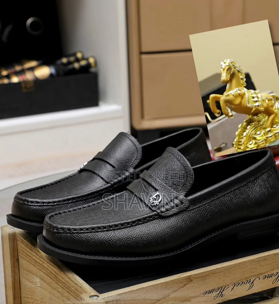 Christian Dior Luxury Leather Loafers
