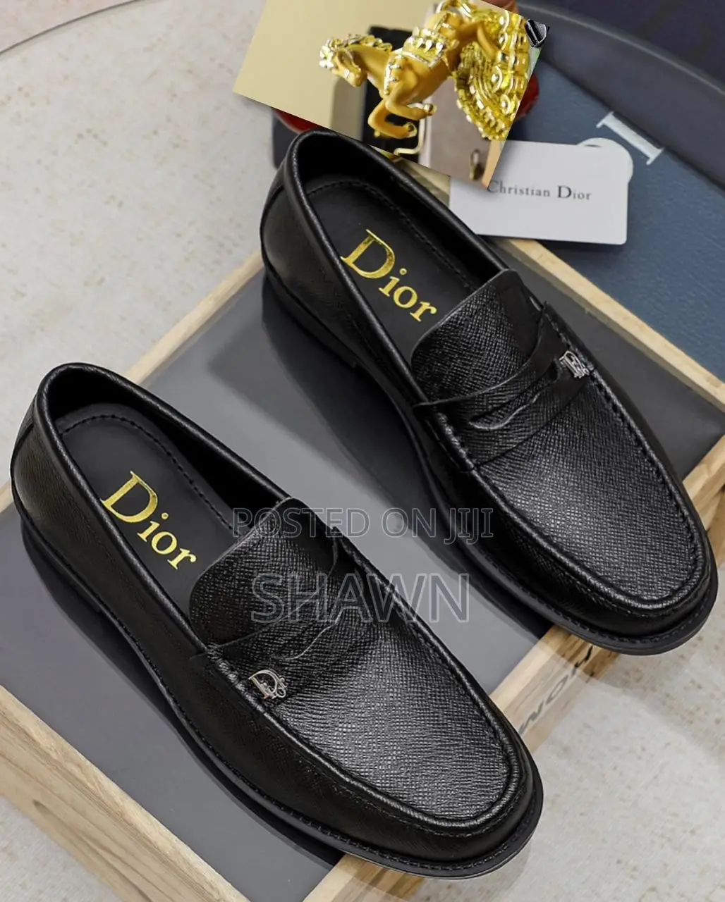 Christian Dior Luxury Leather Loafers